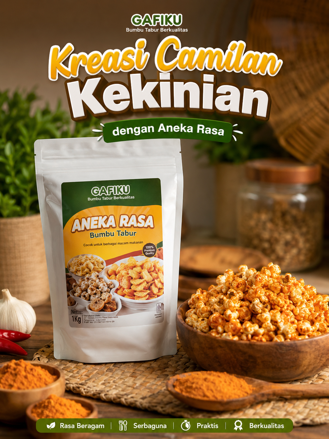 Kreasi Camilan Kekinian dengan Aneka Rasa