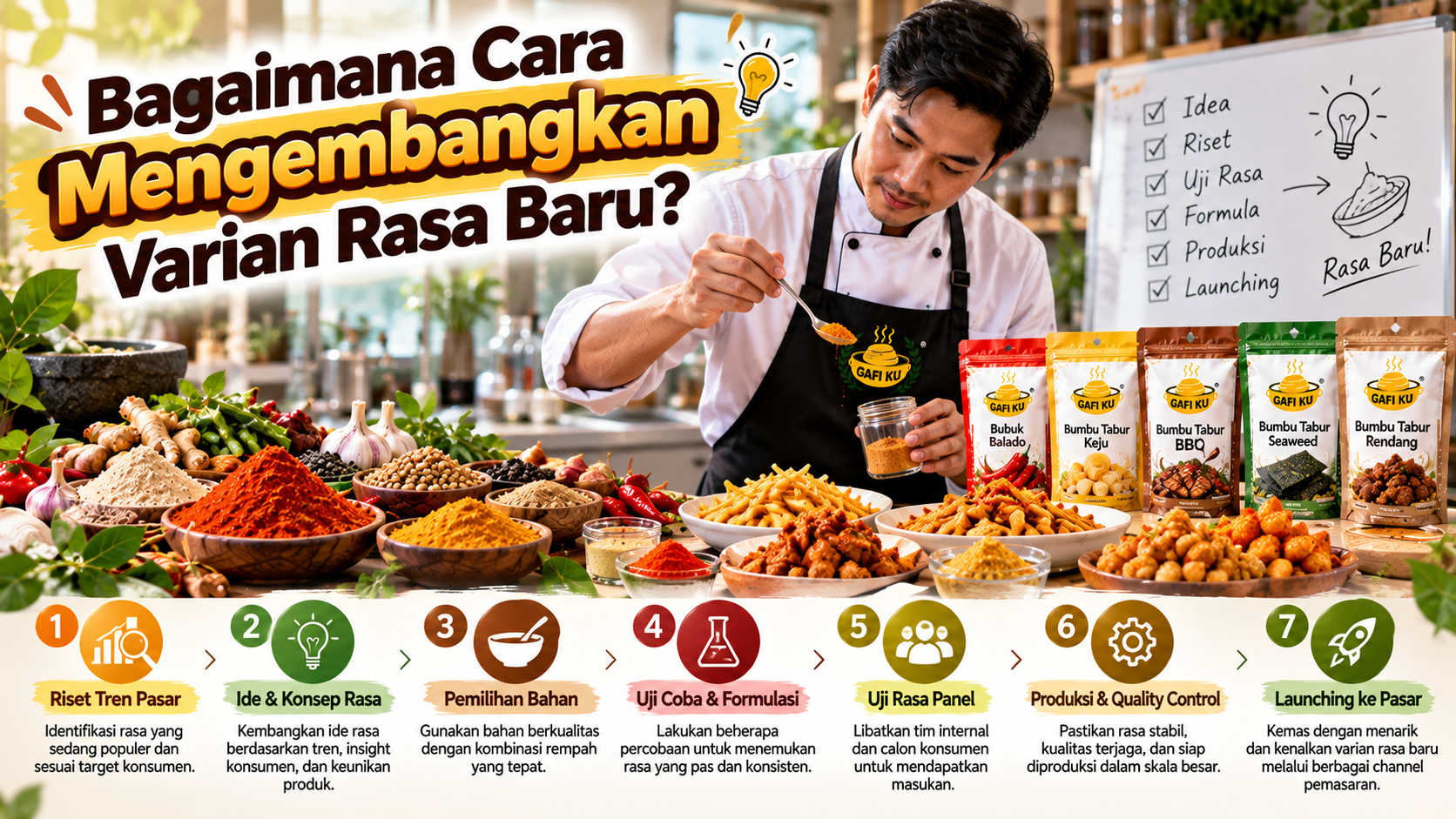 Bagaimana Cara Mengembangkan Varian Rasa Baru?