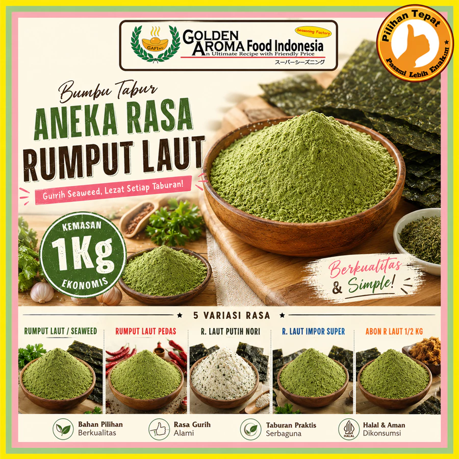 Bumbu Tabur Aneka Rasa Rumput Laut