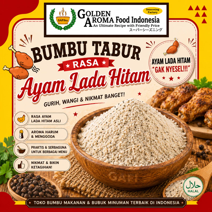GAFI Food Bumbu Tabur Rasa Ayam Lada Hitam