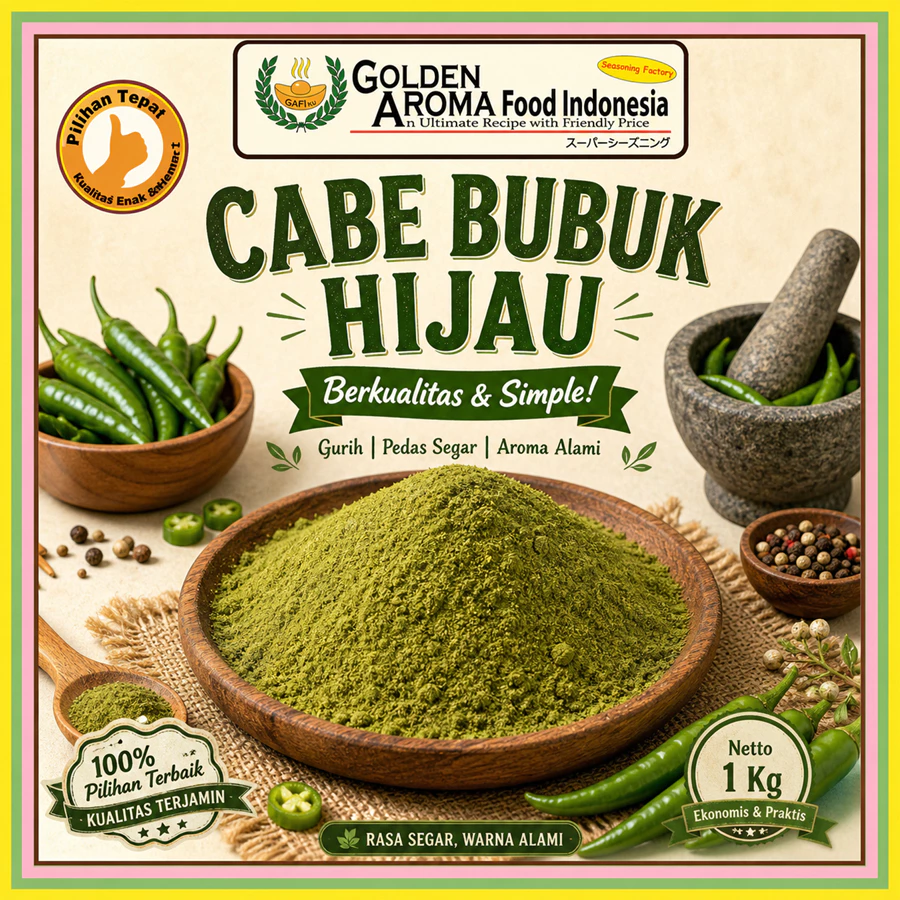 Cabe Bubuk Hijau