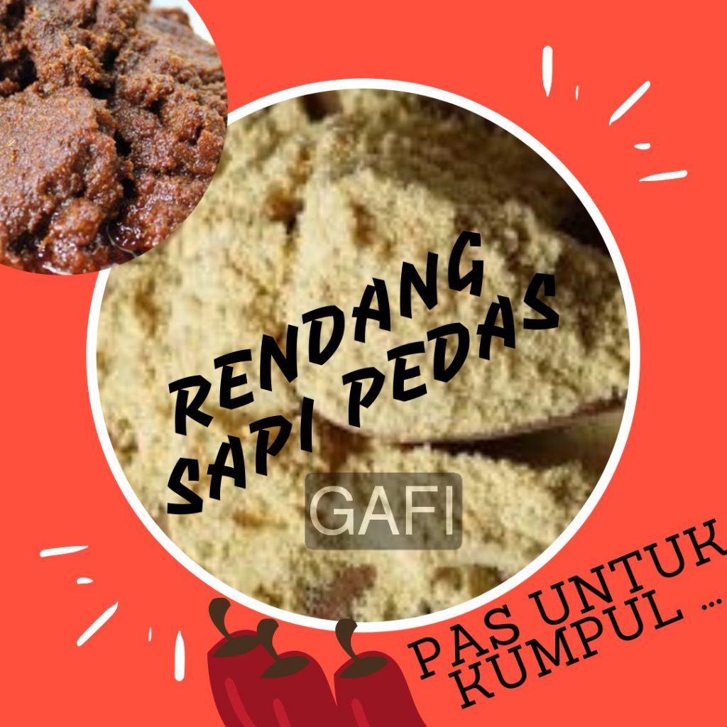 Bumbu Tabur Rasa RENDANG SAPI - Golden Aroma Food Indonesia